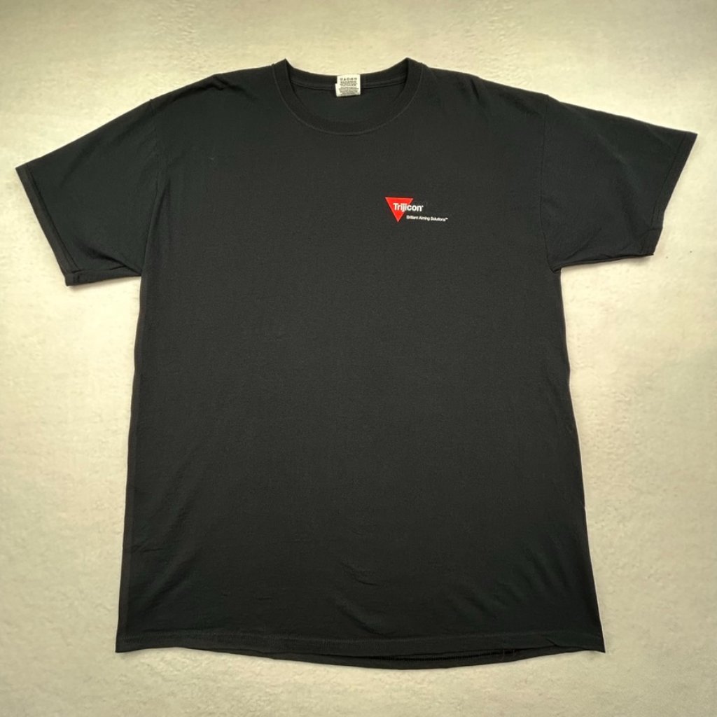 Trijicon Brand Mens Black ShortSleeve 2nd Amendment 2a Shooter Range Acog